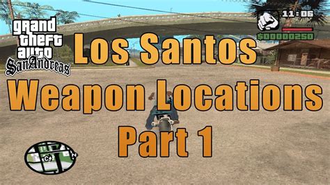 gta sa weapon slots|Weapon Spawn Location .